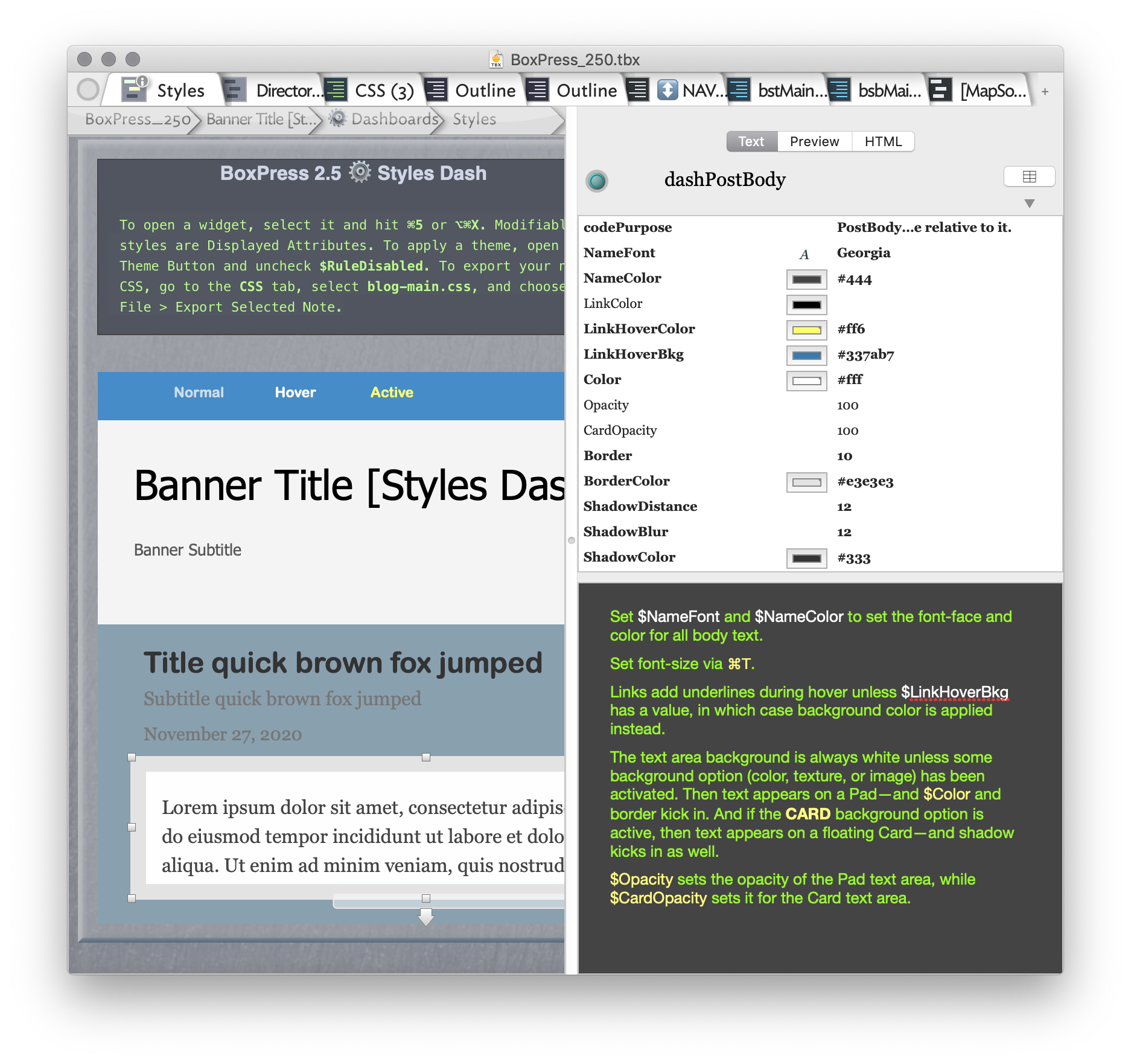 The color, border, and shadow effects are toggled by setting the relevant notes’ $bpBkgOpt to CARD. The color, border, and shadow effects are toggled by setting the relevant notes’ $bpBkgOpt to CARD.