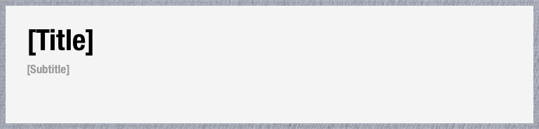 The Banner Widget