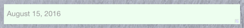 The Date Widget