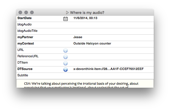 Audio-note key attributes for the second note (below). Audio-note key attributes for the second note (below).