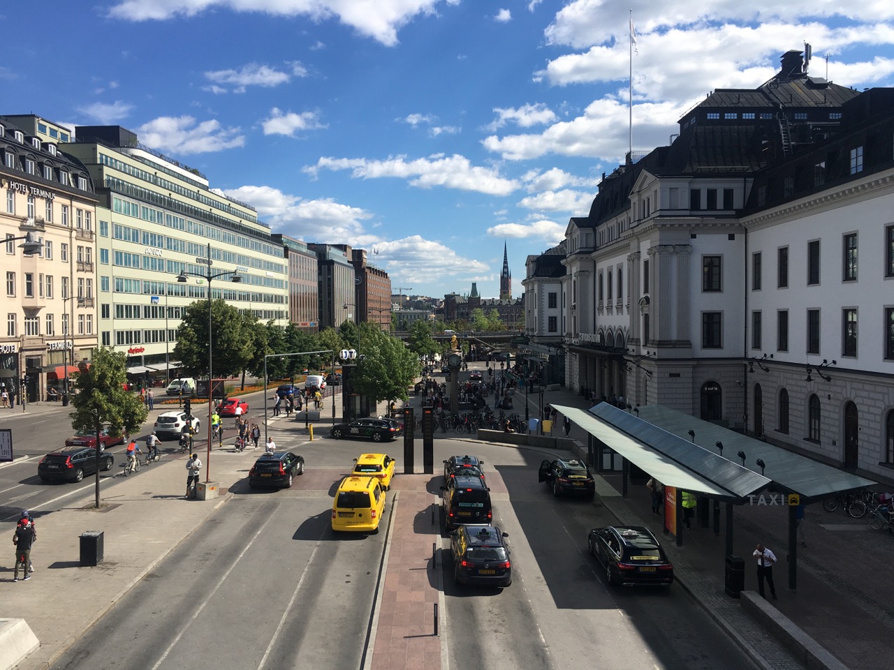 From the bridge. Click the photo to see the Google Street View twin.